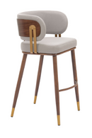 Beige Leather Bar Stool | OROA Modern Brew | Oroatrade.com