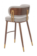 Beige Leather Bar Stool | OROA Modern Brew | Oroatrade.com