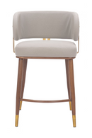 Beige Leather Counter Stool | OROA Modern Brew | Oroatrade.com