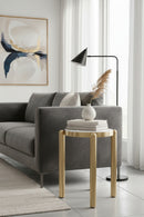 White & Gold Side Table | OROA Modern Noan | Oroatrade.com