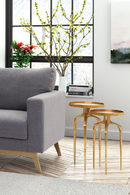 Antique Gold Accent Table Set | OROA Modern Como | Oroatrade.com