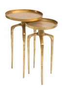 Antique Gold Accent Table Set | OROA Modern Como | Oroatrade.com