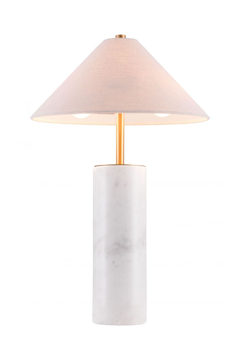 Beige Marble Base Table Lamp | OROA Modern Ciara | Oroatrade.com