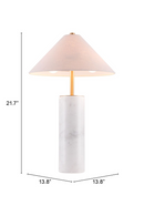 Beige Marble Base Table Lamp | OROA Modern Ciara | Oroatrade.com