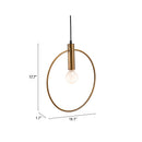 Brass Ring Pendant Lamp | OROA Modern Irenza