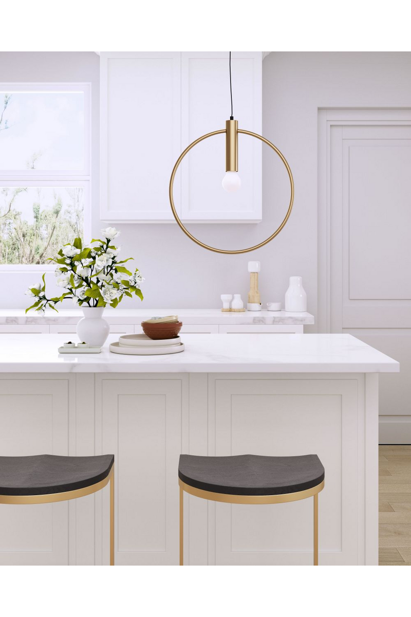 Brass Ring Pendant Lamp | OROA Modern Irenza | Oroatrade.com