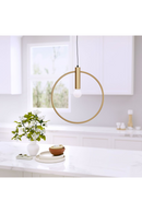 Brass Ring Pendant Lamp | OROA Modern Irenza | Oroatrade.com