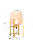 Tinted Glass Table Lamp | OROA Modern Wonderwall | Oroatrade.com