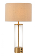 Beige Drum Shade Table Lamp | OROA Modern Boreal | Oroatrade.com
