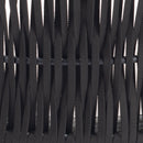 Contemporary Black Outdoor Dining Chairs (2) | OROA Modern | Oroatrade.com