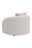 Beige Upholstered Outdoor Accent Chair | OROA Modern Sunny Isles | Oroatrade.com