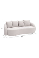 Beige Freeform Outdoor Sofa | OROA Modern Sunny Isles | Oroatrade.com