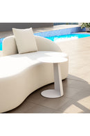 White Outdoor Side Table | OROA Modern Sunny Isles | Oroatrade.com