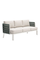 White Olefin Outdoor Sofa | OROA Modern Bridgehampton | Oroatrade.com