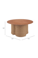 Natural Rattan Look Coffee Table | OROA Modern Soka | Oroatrade.com