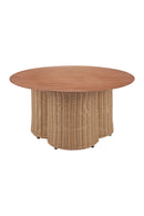 Natural Rattan Look Coffee Table | OROA Modern Soka | Oroatrade.com