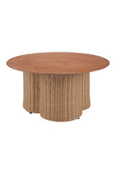 Natural Rattan Look Coffee Table | OROA Modern Soka | Oroatrade.com