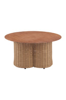 Natural Rattan Look Coffee Table | OROA Modern Soka | Oroatrade.com