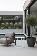 Outdoor Aluminum End Table | OROA Modern Friss | Oroatrade.com