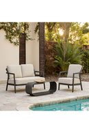 Gray Aluminum Outdoor Coffee Table | OROA Modern Brisa | Oroatrade.com