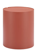 Brown Aluminum Outdoor Side Table | OROA Modern Bayu | Oroatrade.com