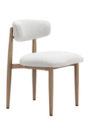 White Padded Outdoor Dining Chair | OROA Modern Bege | Oroatrade.com