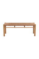 Rattan Look Outdoor Bench | OROA Modern Iska | Oroatrade.com