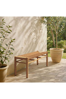 Rattan Look Outdoor Bench | OROA Modern Iska | Oroatrade.com