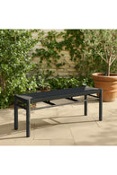 Rattan Look Outdoor Bench | OROA Modern Iska | Oroatrade.com