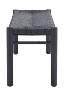 Rattan Look Outdoor Bench | OROA Modern Iska | Oroatrade.com