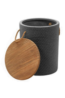 Painted Acacia Wood Outdoor Side Table | OROA Modern Beban | Oroatrade.com