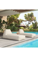 Beige Olefin Outdoor Chaise Lounge | OROA Modern Kalm | Oroatrade.com