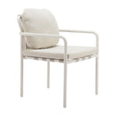 Beige Upholstered Outdoor Dining Chairs (2) | OROA Modern Aite | Oroatrade.com