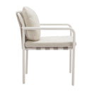 Beige Upholstered Outdoor Dining Chairs (2) | OROA Modern Aite | Oroatrade.com