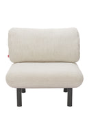 Beige Olefin Outdoor Accent Chair | OROA Modern Aperto | Oroatrade.com