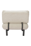 Beige Olefin Outdoor Accent Chair | OROA Modern Aperto | Oroatrade.com