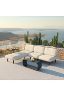 Beige Olefin Outdoor Chaise | OROA Modern Aperto | Oroatrade.com