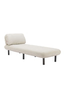 Beige Olefin Outdoor Chaise | OROA Modern Aperto | Oroatrade.com
