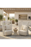 Weaved Back Outdoor Accent Chair | OROA Modern Hudu | Oroatrade.com