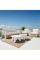 Brown Base Outdoor Swivel Chair | OROA Modern Gelo | Oroatrade.com
