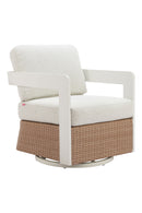 Brown Base Outdoor Swivel Chair | OROA Modern Gelo | Oroatrade.com