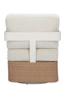 Brown Base Outdoor Swivel Chair | OROA Modern Gelo | Oroatrade.com