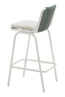 Green Outdoor Bar Stool Set (2) | OROA Modern Luft | Oroatrade.com