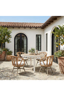 Rattan Weave Swivel Outdoor Dining Chair | OROA Modern Safal | Oroatrade.com