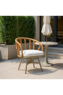 Rattan Weave Swivel Outdoor Dining Chair | OROA Modern Safal | Oroatrade.com