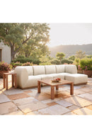 Beige Outdoor Armless Chair | OROA Modern Christy | Oroatrade.com