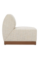 Beige Outdoor Armless Chair | OROA Modern Christy | Oroatrade.com