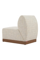 Beige Outdoor Armless Chair | OROA Modern Christy | Oroatrade.com