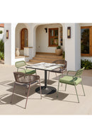 Brown Rattan Outdoor Dining Chairs (2) | OROA Modern Skye | Oroatrade.com