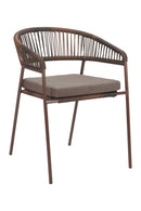 Brown Rattan Outdoor Dining Chairs (2) | OROA Modern Skye | Oroatrade.com